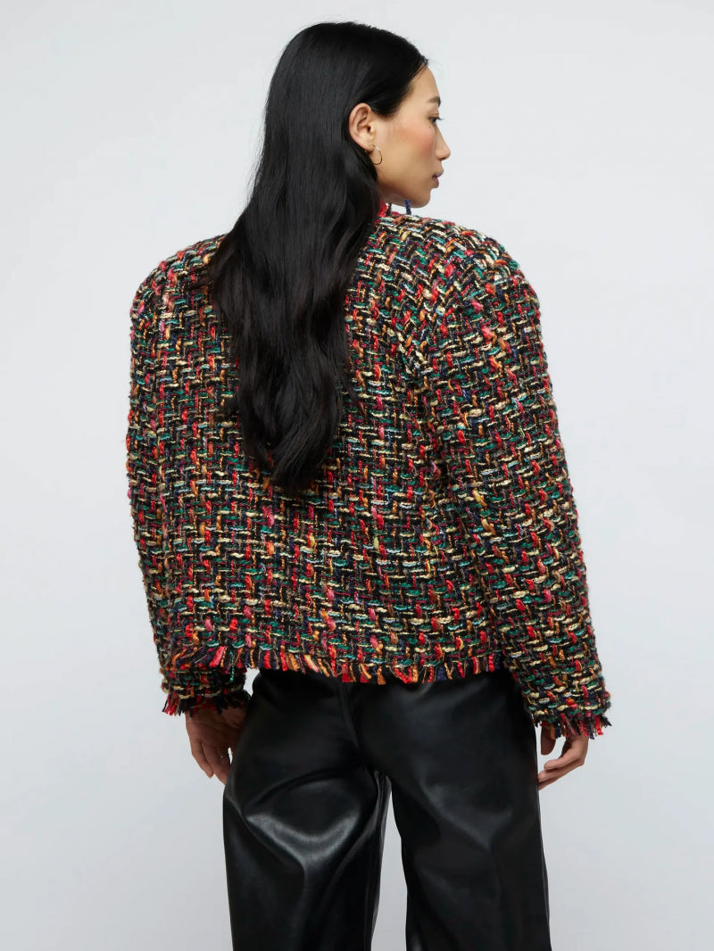 CHAQUETA TWEED MULTICOLOR