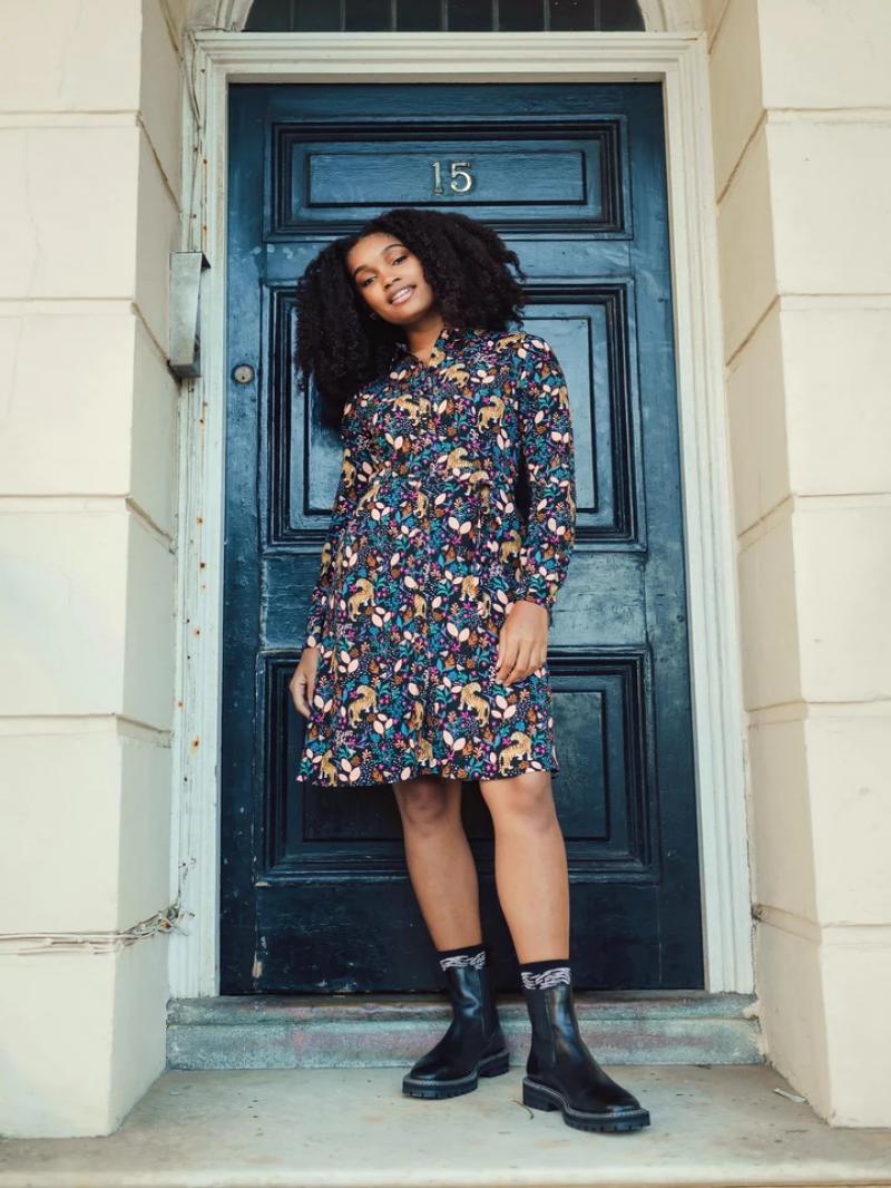 VESTIDO MINI ZADIE JUNGLE