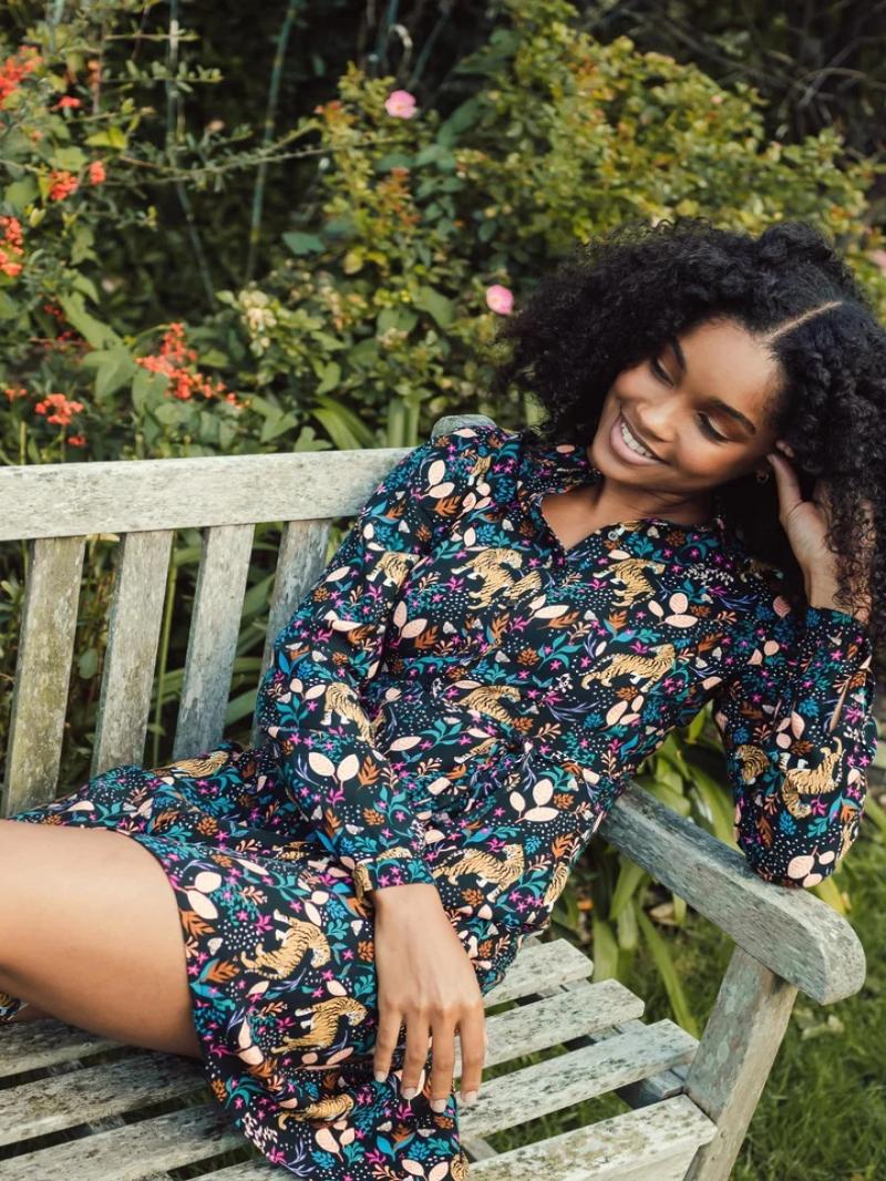 VESTIDO MINI ZADIE JUNGLE