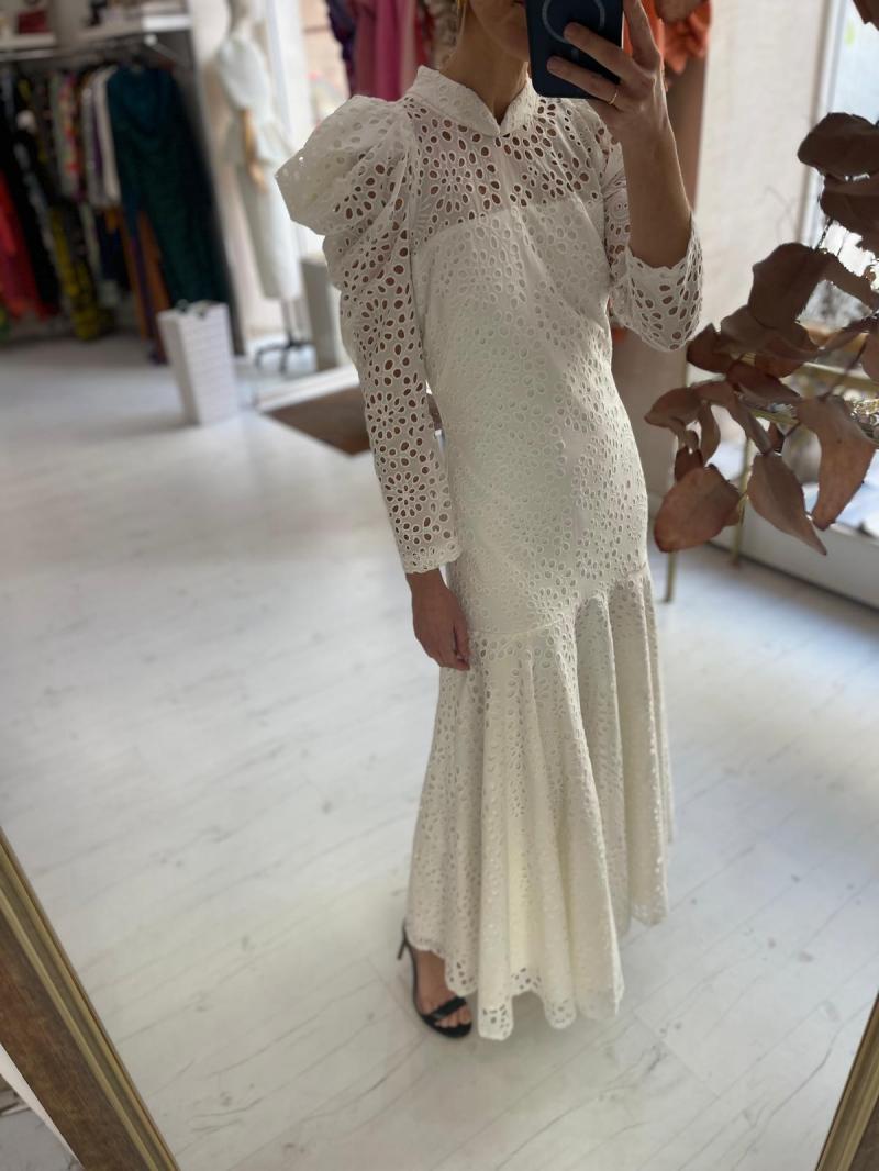 VESTIDO ENCAJE BLANCO