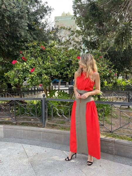 CONJUNTO DOMINIQUE ROJO