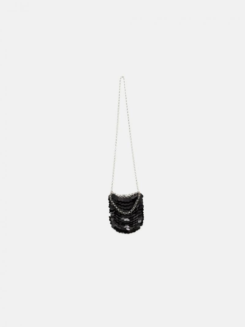BOLSO LENTEJUELAS NEGRO
